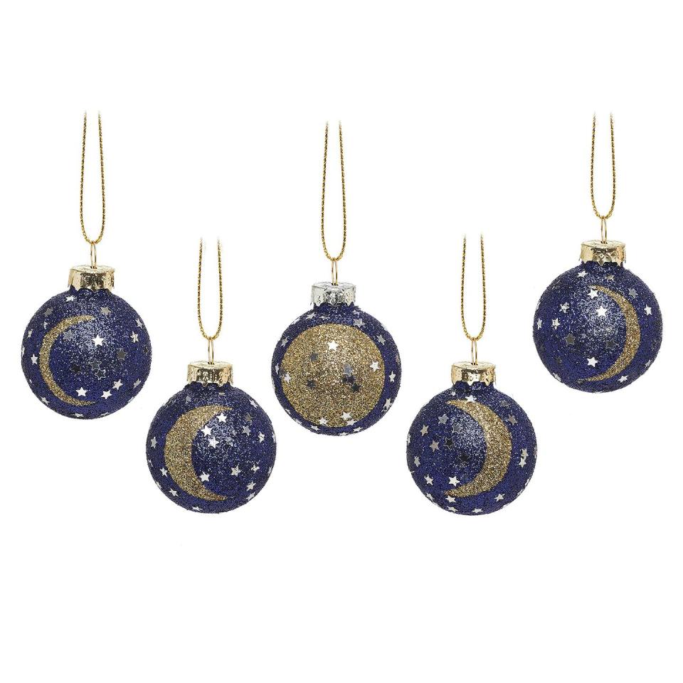 13) Moon and star baubles, Graham and Green