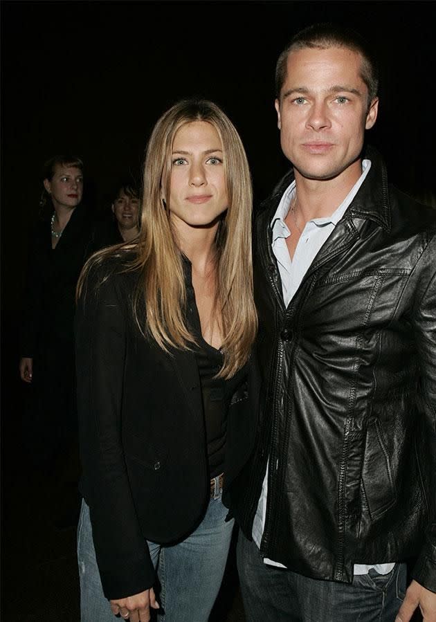 Brad and Jen split in 2005. Photo: Getty Images