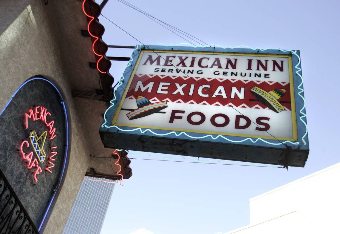 The original Mexican Inn location on Commerce Street downtown closed in 2005.