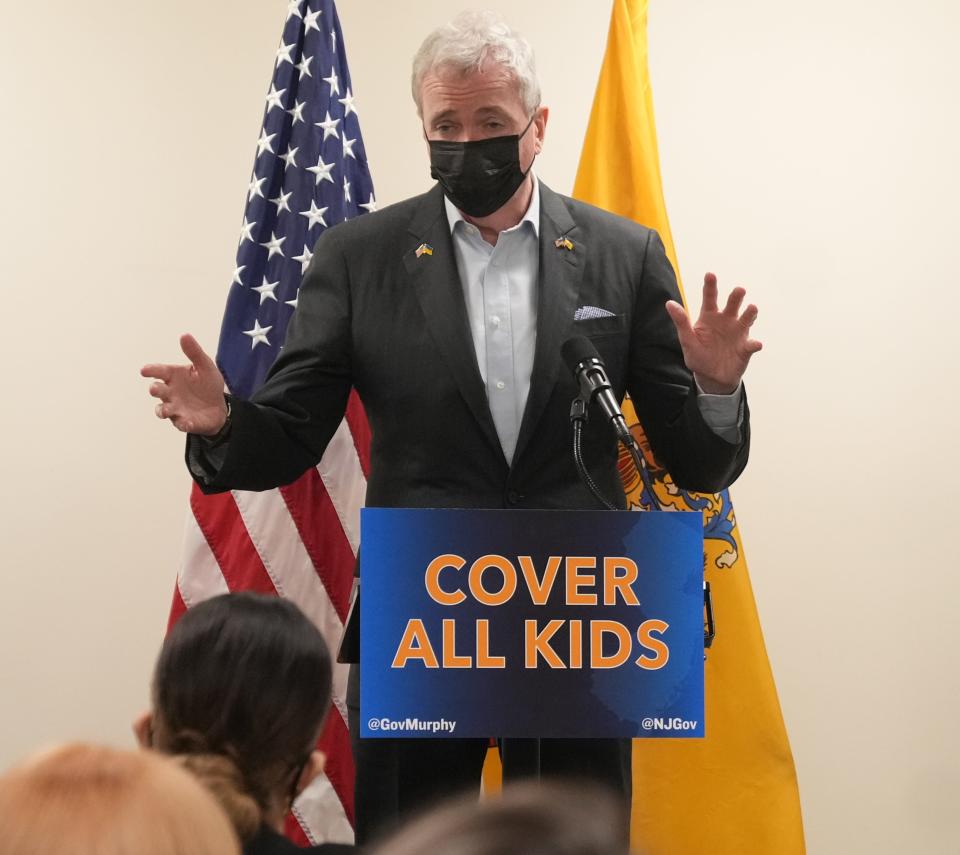 Governor Phil Murphy, came to the Zufall Health Center in Morristown to announce changes in heath coverage for immigrant children. All children can be covered and no longer will there be a 90 day waiting period. The announcement was made in Morristown, NJ on January 18, 2023.