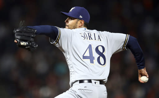 Joakim Soria (AP Photo/Ben Margot)