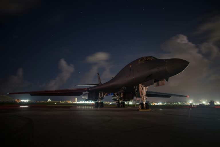 Andersen Air Force Base in Guam, where island residents have been told to "relax and enjoy the paradise"