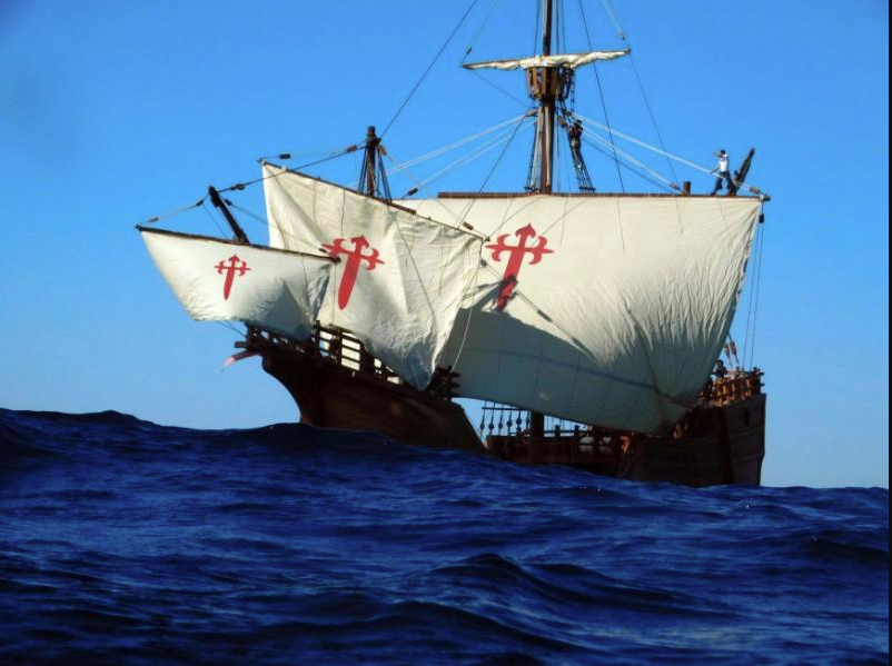 The Trinidad is one of five tall ships headed to Portsmouth for the 2023 Sail Portsmouth festival. It is a replica of the flagship of the Magellan-Elcano expedition, which led the first sailing expedition around the world between 1519 and 1522.