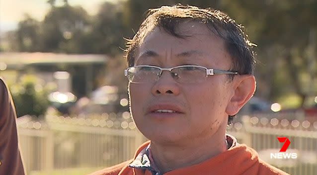 Turningpoint Church Reverend Scott Ang said the girl's distraught father has been inconsolable. Picture: 7 News