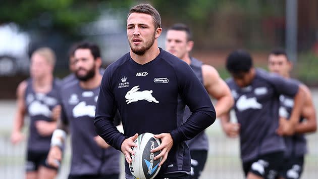 Burgess at Bunnies training. Image: Getty