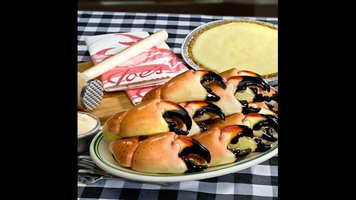 “I love lobster and stone crab season, and especially the stone crab from Joe’s.”