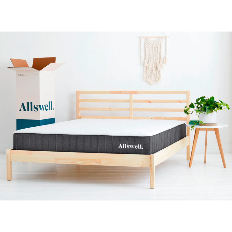 <p><a href="https://go.redirectingat.com?id=74968X1596630&url=https%3A%2F%2Fallswellhome.com%2Fproducts%2Fthe-allswell-hybrid-mattress&sref=https%3A%2F%2Fwww.cosmopolitan.com%2Flifestyle%2Fg40219330%2Fbest-hybrid-mattresses%2F" rel="nofollow noopener" target="_blank" data-ylk="slk:Shop Now;elm:context_link;itc:0;sec:content-canvas" class="link ">Shop Now</a></p><p>The Allswell</p><p>$227.00</p><p>allswellhome.com</p>