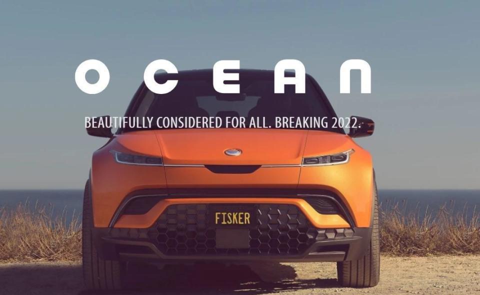 雙方合作的新產品將Fisker推出Ocean SUV後的第二款電動車。（翻攝自fiskerinc官網）