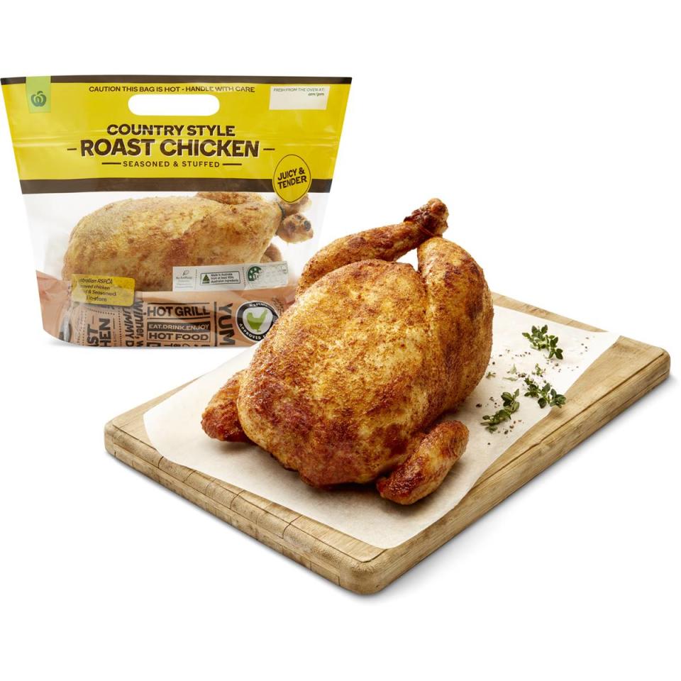 Woolworths host roast chicken