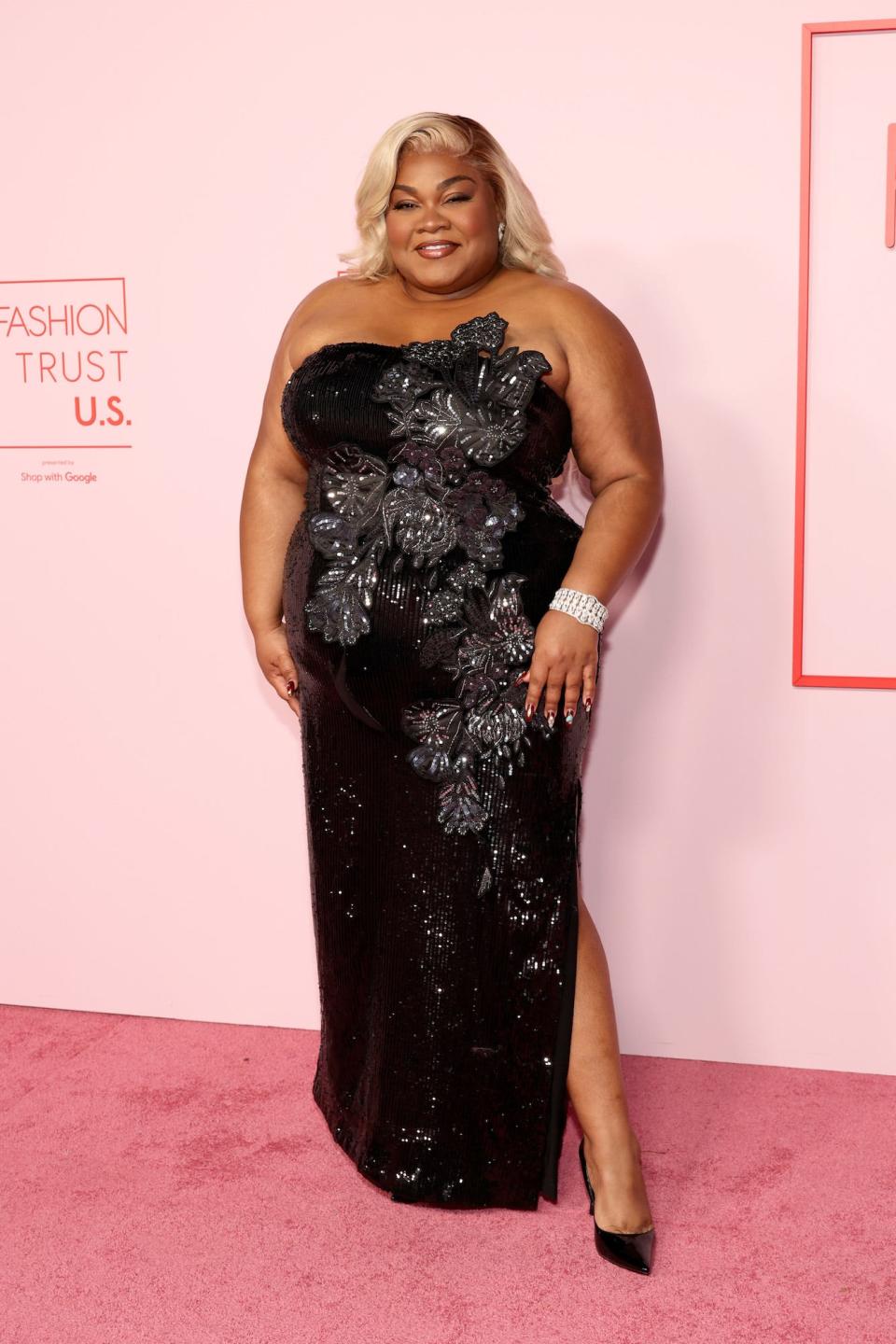 Da'Vine Joy Randolph attends the 2024 Fashion Trust Us Awards.