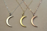 <p>Forget playing Santa — be Jack Pearson this holiday season! Like the dreamy dad from <em>This Is Us</em>, bestow this delicate moon-shaped necklace on the love of your life. It comes in gold, rose gold, or silver. The three adorable kids come separately.<br><strong>Buy: <a rel="nofollow noopener" href="https://www.etsy.com/listing/514043116/this-is-us-moon-necklace-mandy-moore?gpla=1&gao=1&&utm_source=google&utm_medium=cpc&utm_campaign=shopping_us_b-jewelry-necklaces-other&utm_custom1=f4f045dd-a619-4553-8066-a5e48577a31f&gclid=EAIaIQobChMIyb3Dgdff1gIVQh2BCh3K-g7-EAkYByABEgJwrvD_BwE&source=aw&utm_source=affiliate_window&utm_medium=affiliate&utm_campaign=us_location_buyer&awc=6220_1510608311_b28bcc55e54d468783ffb83de7ecdfc5&utm_content=202819" target="_blank" data-ylk="slk:Etsy/JWhiz;elm:context_link;itc:0;sec:content-canvas" class="link ">Etsy/JWhiz</a></strong> </p>