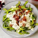 <p>Forget courgetti...Asparagus noodles are the new low-carb trend you need to know about.</p><p>Get the <a href="https://www.delish.com/uk/cooking/recipes/a34939836/asparagus-bacon-alfredo-recipe/" rel="nofollow noopener" target="_blank" data-ylk="slk:Bacon-Asparagus Alfredo;elm:context_link;itc:0;sec:content-canvas" class="link ">Bacon-Asparagus Alfredo</a> recipe. </p>