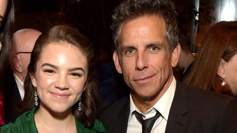 The actor made a rare appearance with his daughter while promoting his movie, 'Meyerowitz,' on Sunday.