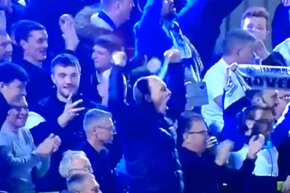 Mike Dean leads the wild celebrations as Tranmere reach League Two Play-Off Final at Forest Green Rovers