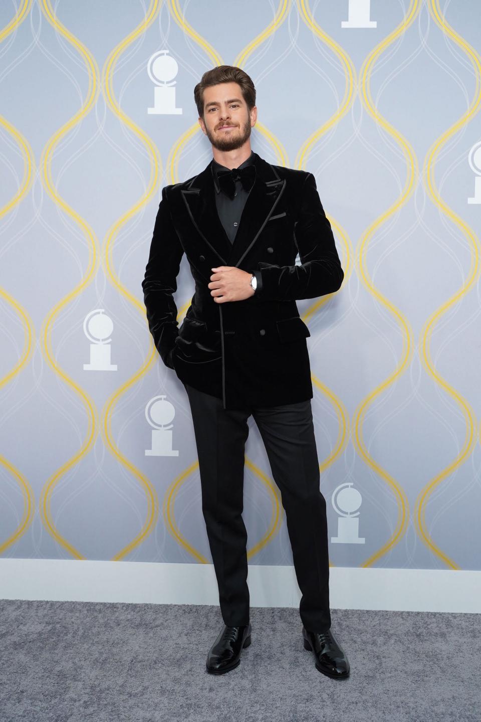 Andrew Garfield attends the 2022 Tony Awards.