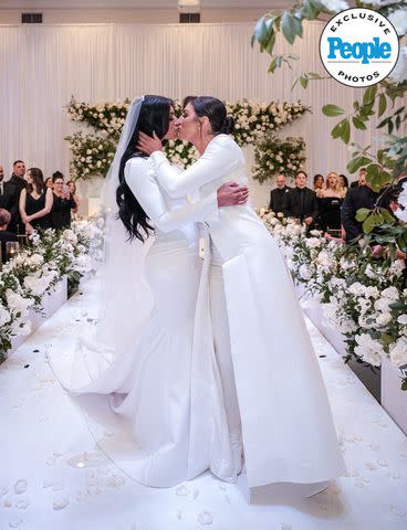 <p>Aly Kuler</p> Daria Berenato and Toni Cassano on their wedding day.