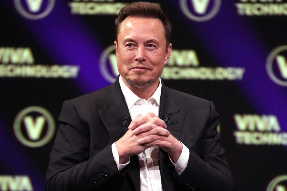 <p>Nathan Laine/Bloomberg via Getty</p> Elon Musk at the Viva Tech affair in June 2023.