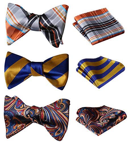 28) Self-Tie Bow Ties and Pocket Squares