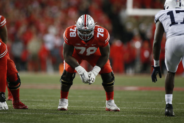 Tennessee Titans select Ohio State's Nicholas Petit-Frere with