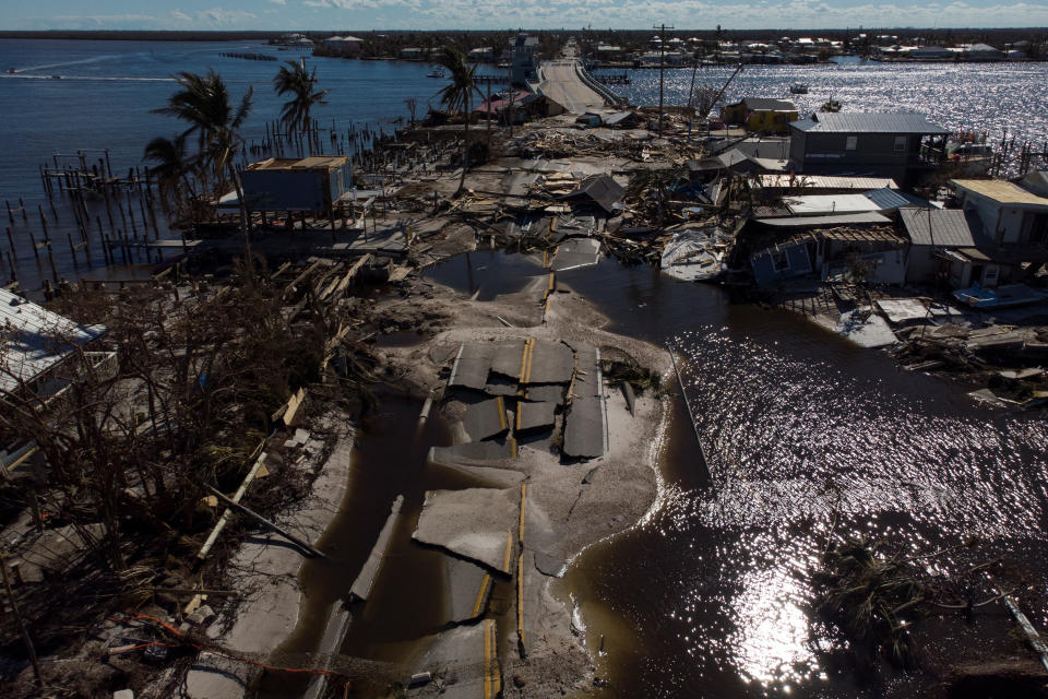 Parte de la devastación de Ian en Matlacha and Pine Island: REUTERS/Marco Bello