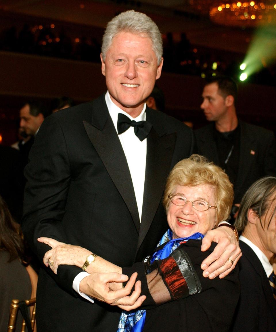 Bill Clinton and Dr. Ruth