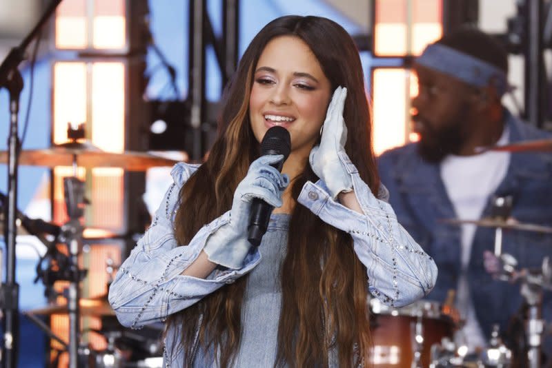 Camila Cabello Performs on NBC "Today" at Rockefeller Center in 2022 in New York City. File photo by John Angelillo/UPI