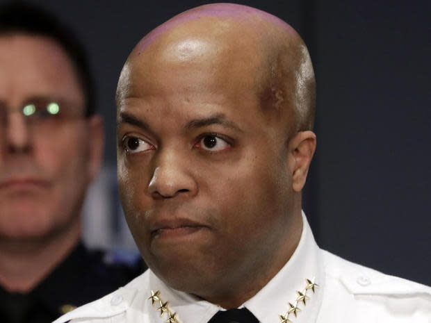 Minneapolis PD's Medaria Arradondo speaks during a security news conference in advance of Super Bowl LII January 31, 2018, in Minneapolis. 