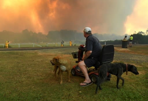 Thirteen of the more than 100 bushfires scarring the countryside were declared emergencies, with numerous towns under direct threat