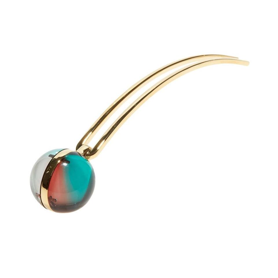 <p><a href="https://colettemalouf.com/collections/hairpins/products/gemology-orb-hairpin" rel="nofollow noopener" target="_blank" data-ylk="slk:Shop Now;elm:context_link;itc:0;sec:content-canvas" class="link ">Shop Now</a></p><p>Gemology Orb Hairpin</p><p>$198.00</p><span class="copyright">Courtesy</span>