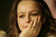 Samantha Morton participates in the press conference for "Synecdoche, New York" during the 61st International film festival in Cannes, southern France, on Friday, May 23, 2008. (AP Photo/Francois Mori)