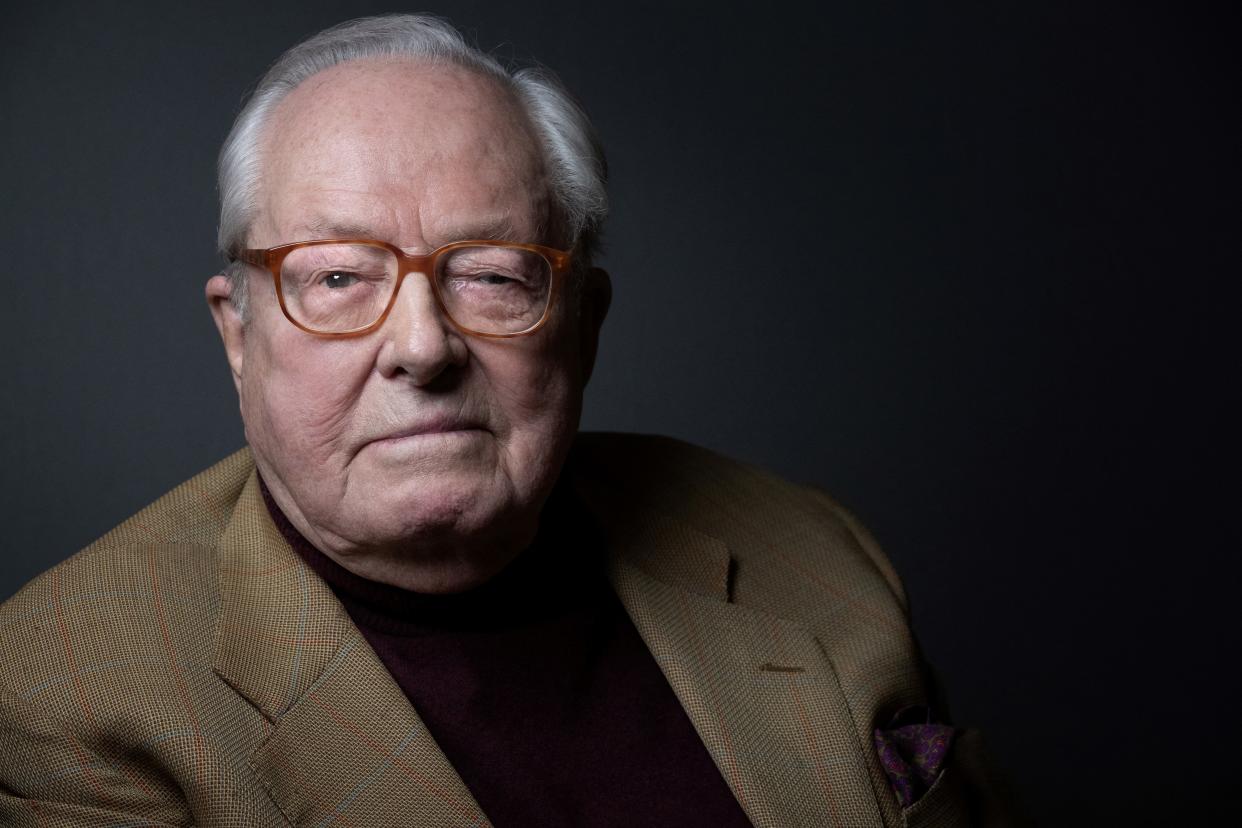 Jean-Marie Le Pen est placé sous mandat de protection future depuis la mi-février (Photo by JOEL SAGET / AFP)