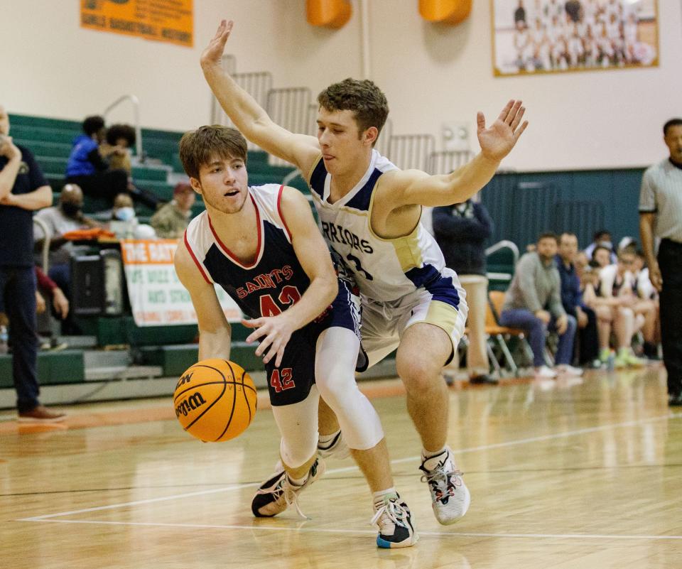 Wakulla Christian defeated Aucilla Christian 50-38 in the 2A district 2 quarterfinals at FAMU DRS Monday, Feb. 7, 2022.