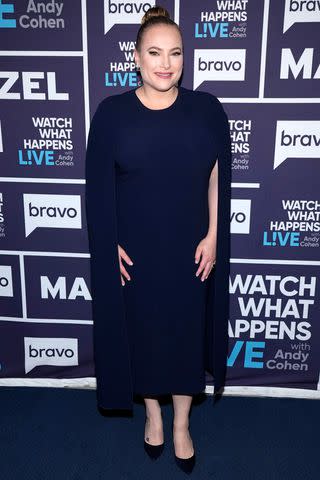 <p>Charles Sykes/Bravo via Getty</p> Meghan McCain on WATCH WHAT HAPPENS LIVE with Andy Cohen.