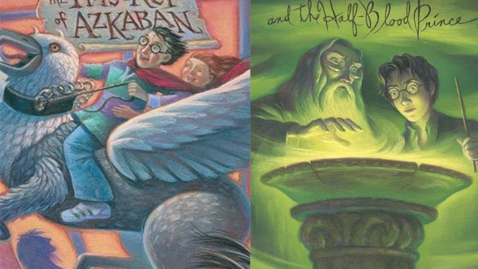 Harry Potter book covers