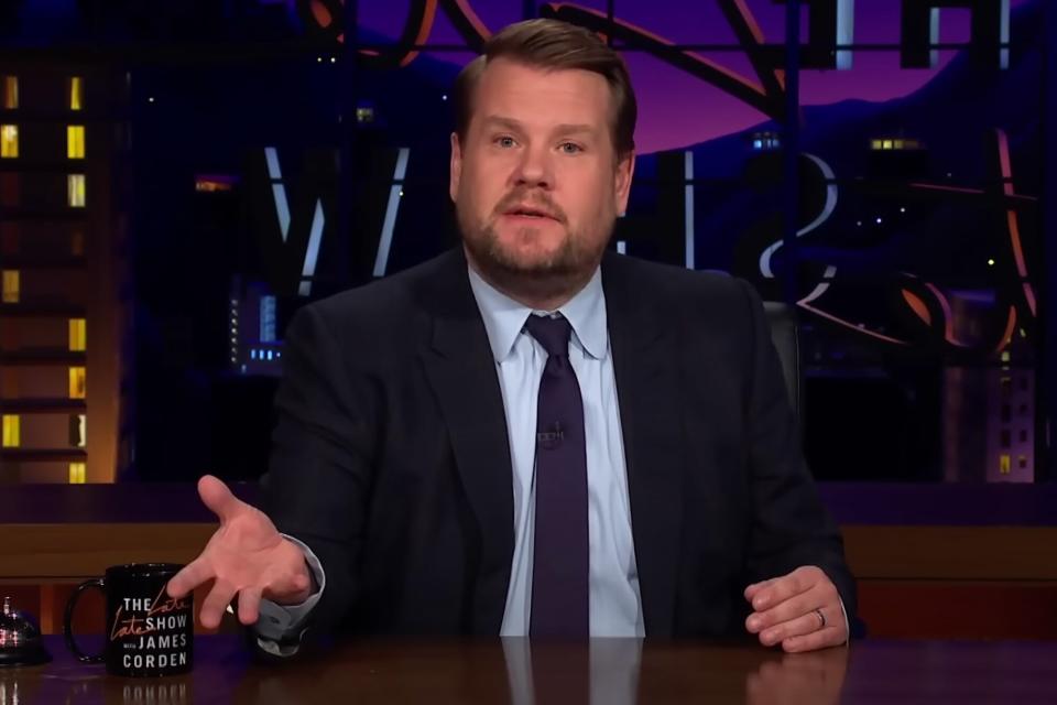 James Corden on The Late Late Show opening monologue about Balthazar