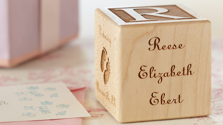 Best gifts for babies: A charming keepsake wooden block