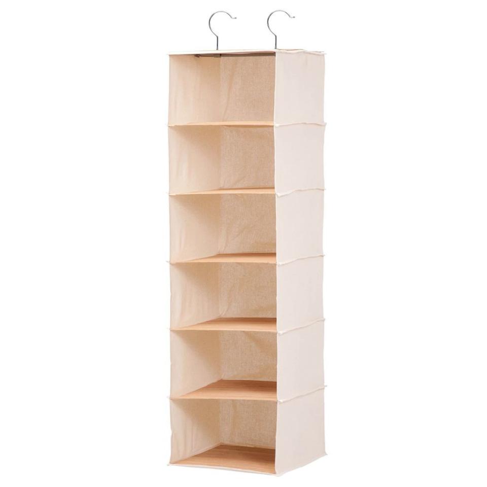 Honey-Can-Do 6-Shelf Bamboo Hanging Organizer