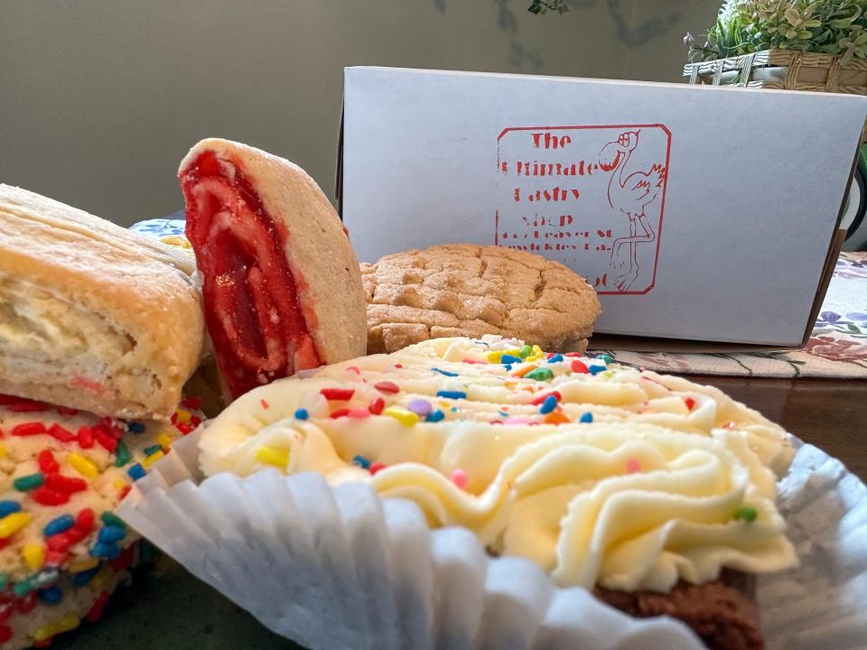 In addition to meals, there are a few local options for gluten-free sweets around the region. This array of gluten-sensitive sweets comes from Sewickley's The Ultimate Pastry Shop.