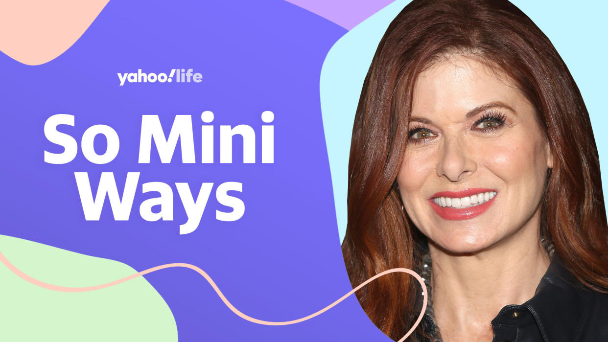 '13: The Musical' star Debra Messing is opening up about how she holds space with her teenage son about important topics that impact women. (Photo: Getty; designed by Quinn Lemmers)
