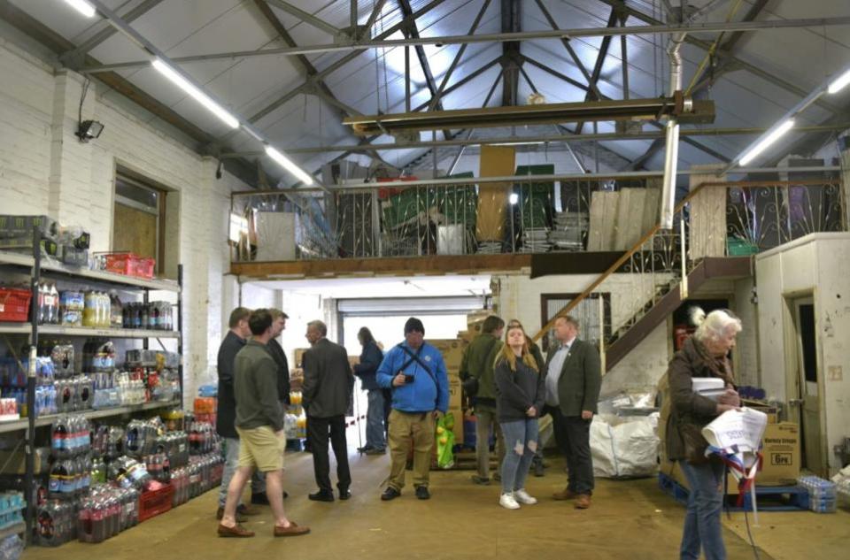 Daily Echo: The interior of the former Spitfire workshop at Newman Street, Shirley