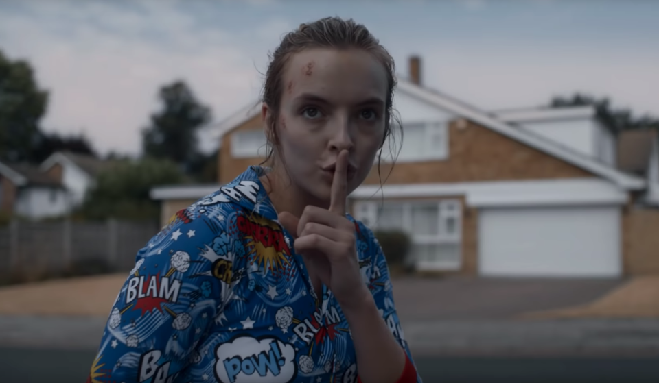 Jodie Comer in <i>Killing Eve</i> S2 (BBC America/YouTube)