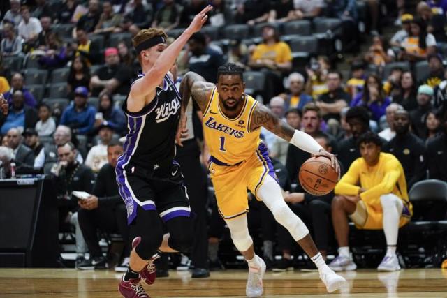 D'Angelo Russell leads Lakers to exhibition win over Kings
