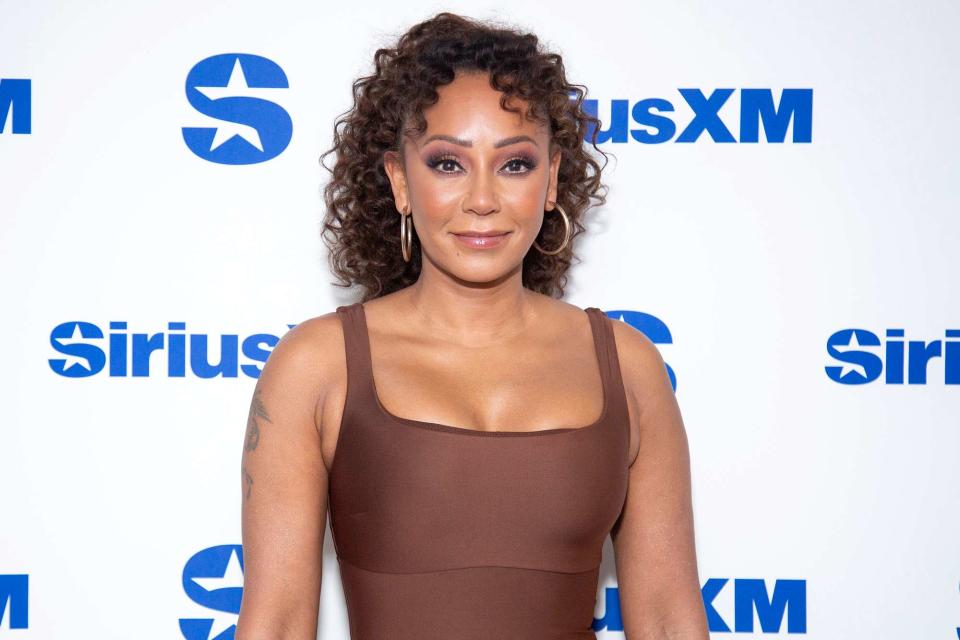 <p>Santiago Felipe/Getty</p> Mel B at Sirius XM Studios in New York City in January 2024