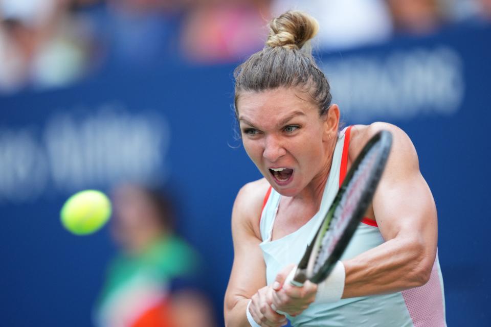 Simona Halep at the U.S. Open in 2022.