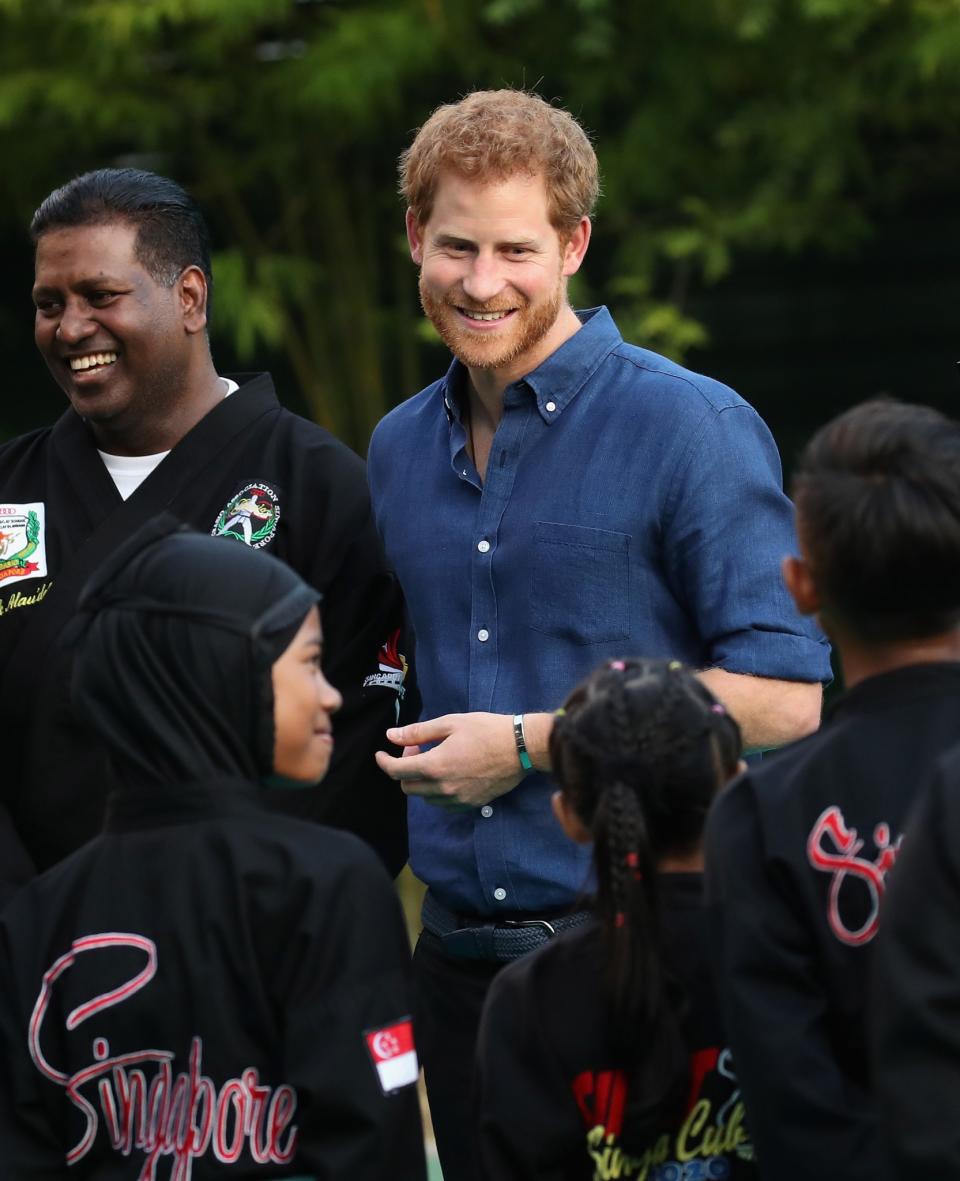 Prince Harry in Singapore