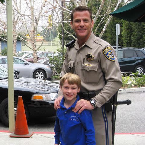 <p>Alison Sweeney Instagram</p> Dave Sanov with his son Ben