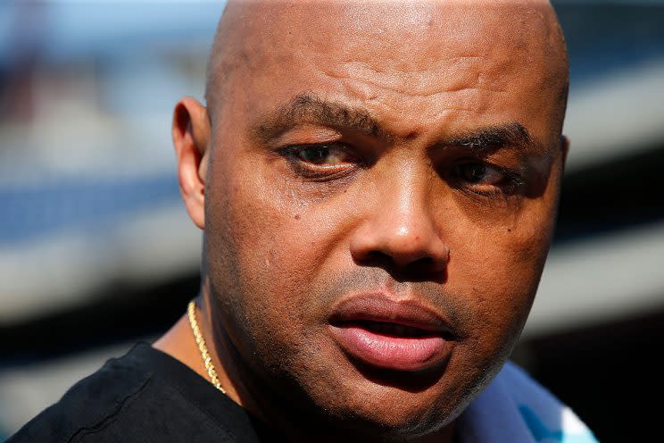 One presidential candidate makes Charles Barkley uncomfortable, and he can't vote for the other. (Getty Images)