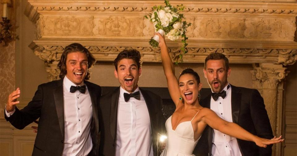 See All the Bachelor Nation Stars Who Broke It Down in the Photo Booth at Ashley Iaconetti & Jared Haibon's Wedding