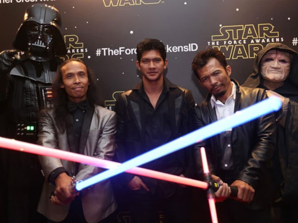 Yayan Ruhian (L) and Cecep Arif Rahman (R) will both be in "Jailbreak" sequel – though, sadly, not Iko Uwais (middle) too.