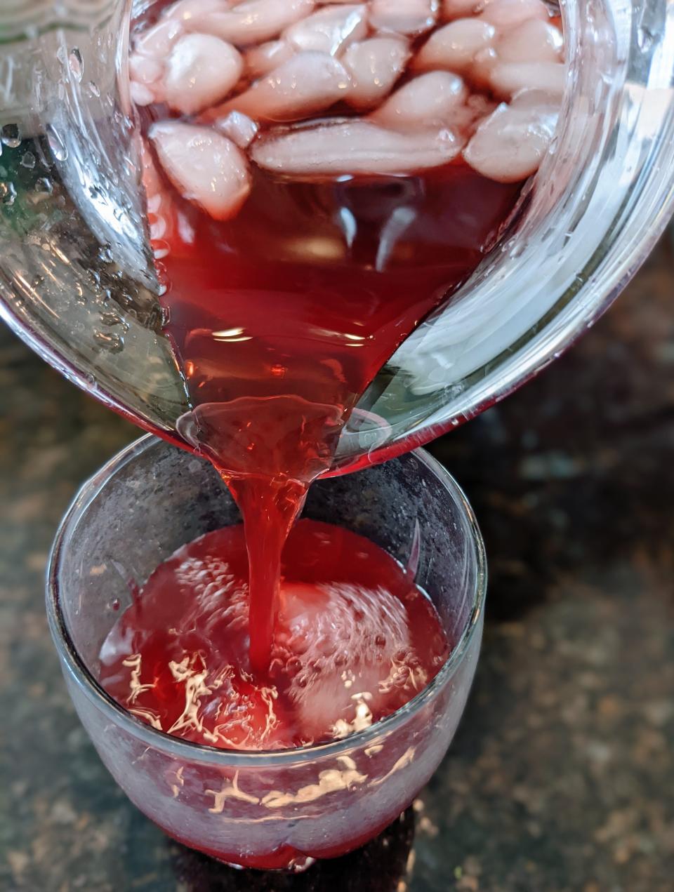 It's tradition to serve a red-colored drink for Juneteenth celebrations.